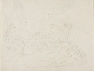 Diana és Callisto alkotó: School of Nicolas Poussin