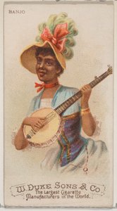 Banjo, az N82 hangszerek sorozatból Duke márkájú cigarettákhoz, 1888., 1888.