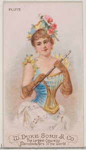 Furulya, az N82 hangszerek sorozatból Duke márkájú cigarettákhoz, 1888., 1888.