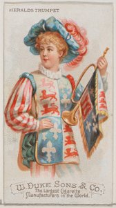 Heralds Trombet, az N82 hangszerek sorozatból, Duke márkájú cigarettákhoz, 1888., 1888.