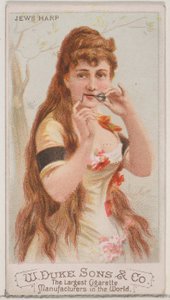 Jews Harp, a Musical Instruments N82 sorozatból Duke márkájú cigarettákhoz, 1888., 1888.
