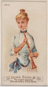 Oboa, az N82 hangszerek sorozatból Duke márkájú cigarettákhoz, 1888., 1888.