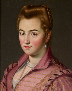 A pármai ház hölgye, esetleg Costanza Colonna (olaj, vászon) alkotó: Scipione (1550-98) (attr. to) Pulzone