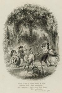 Jelenet az Óda a magányról című filmből, Alexander Pope (metszet)