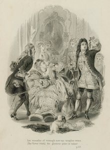 Jelenet a zár megerőszakolásából, Alexander Pope (metszet)