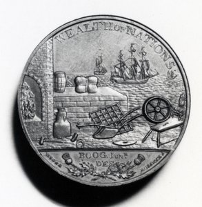 Scottish Penny Adam Smith emlékére állítva (fordított), 1797 (réz) (előlapját lásd: XJF448269)