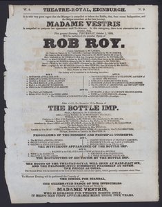 Színházi program a Theatre Royal számára, Edinburgh alkotó: Scottish School