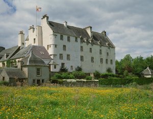 Kilátás a Traquair házra alkotó: Scottish School