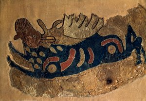 Art Scythe (Scythic Civilization vagy Scythia): nemez nyeregbevonat töredéke. Szentpétervár, Ermitázs Múzeum