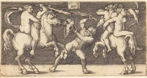 Három ember csatája alkotó: Sebald Beham