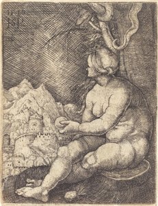 Éva ül alkotó: Sebald Beham