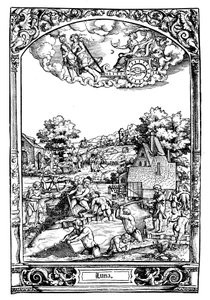 Luna, 1531 alkotó: Sebald Beham