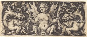 Dísz női démonnal alkotó: Sebald Beham