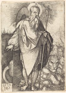Szent Jeromos állva alkotó: Sebald Beham