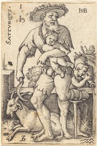 Szaturnusz alkotó: Sebald Beham