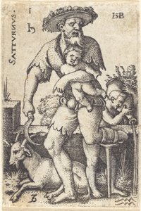 Szaturnusz alkotó: Sebald Beham
