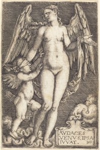 Vénusz és Ámor alkotó: Sebald Beham