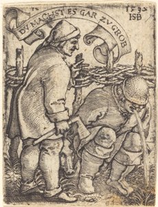 Hányós paraszt alkotó: Sebald Beham