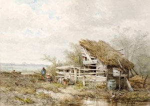 Tájkép alkotó: Sebastiaan Mattheus Sigismund de Ranitz