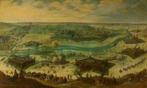 Julich ostroma, 1621-22 alkotó: Sebastiaen Vrancx (attributed to)