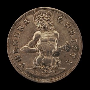 A bánat embere [előlap], 1631. alkotó: Sebastian Dadler