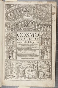 A Cosmographia címlapja, 1544