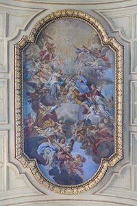 Santa Cecilia apoteózisa alkotó: Sebastiano Conca