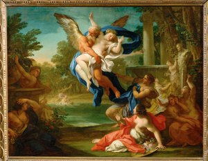 Boree enlevant Orythyie - Oreithya megerőszakolása Boreas által ... alkotó: Sebastiano Conca