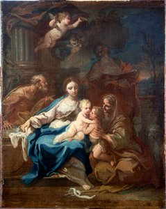 Heilige Familie mit St. Anna, dem Täufer und Zacharias