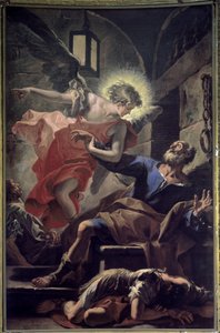 Szent Péter szabadulása – Szent Pétert kiengedték a börtönből. Sebastiano Ricci festménye alkotó: Sebastiano Ricci