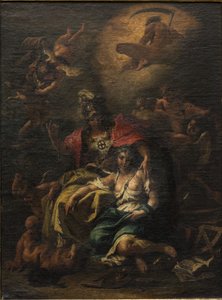 Minerva (olaj, vászon) alkotó: Sebastiano Ricci