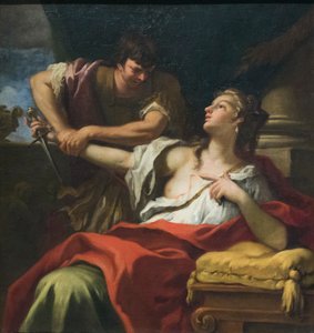Római Lucretia, 17. század vége (olaj, vászon) alkotó: Sebastiano Ricci