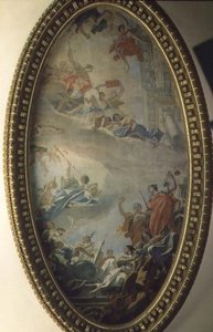 A tudomány dicsőítése (olaj, vászon) alkotó: Sebastiano Ricci