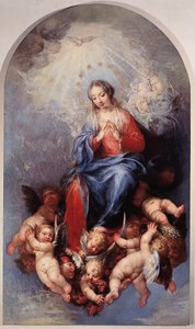 Szeplőtelen Szűz Mária (olaj, vászon alkotó: Sebastiano Ricci