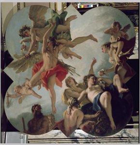 A szerelem büntetése (olaj, vászon alkotó: Sebastiano Ricci