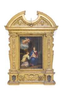 Szent Katalin házassága (festmény) alkotó: Sebastiano called Bastianino Filippi