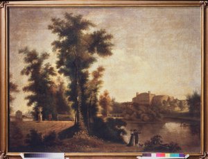 Táj Szentpétervár közelében. Szemjon Fjodorovics Scsedrin (Szemion Scsedrin) (1745-1804) festménye, olaj, vászon