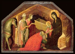 A mágusok imádása alkotó: Seminary Madonna Master