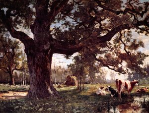 Tájkép, Serafino de Tivoli (1826-1892).