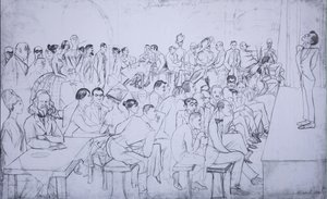 A humoristák otthon pihennek, 1916 alkotó: Sergei Alexandrovich Polyakov