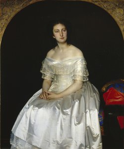 Maria Vasziljevna Voroncova hercegnő portréja 1819-1894, 1851 alkotó: Sergei Konstantinovich Zaryanko