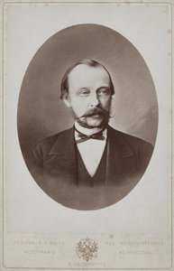 Dmitrij Andrejevics Tolsztoj gróf portréja 1823-1889, 1887 alkotó: Sergei Lvovich Levitsky