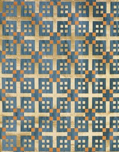 Olovyanishnikov Manufaktúra félselyem szatén, XX. század eleje (textil)