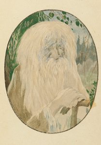 Leshy. Illusztráció A. Puskin Ruslan és Ljudmila című verséhez, 1921-1926.