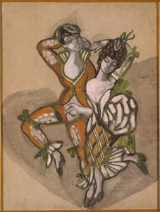P. de Beaumarchais Figaro házassága című színházi darabjának jelmezterve, 1915.