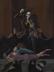 Paganini. Tervezés Szergej Rahmanyinov Paganini című balettjéhez