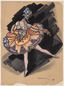 A Tündérbaba. Anna Pavlova jelmezterve, 1924