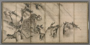 Tigris, 1500-as évek. alkotó: Sesson Shkei