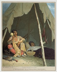 Indián sámán, 1850 körül (illusztráció)