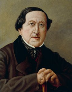 Olaszország, Gioacchino Rossini olasz zeneszerző portréja alkotó: Severini Severini